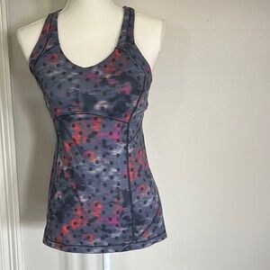 Lululemon Athletica Pattern Fitted Tank Top